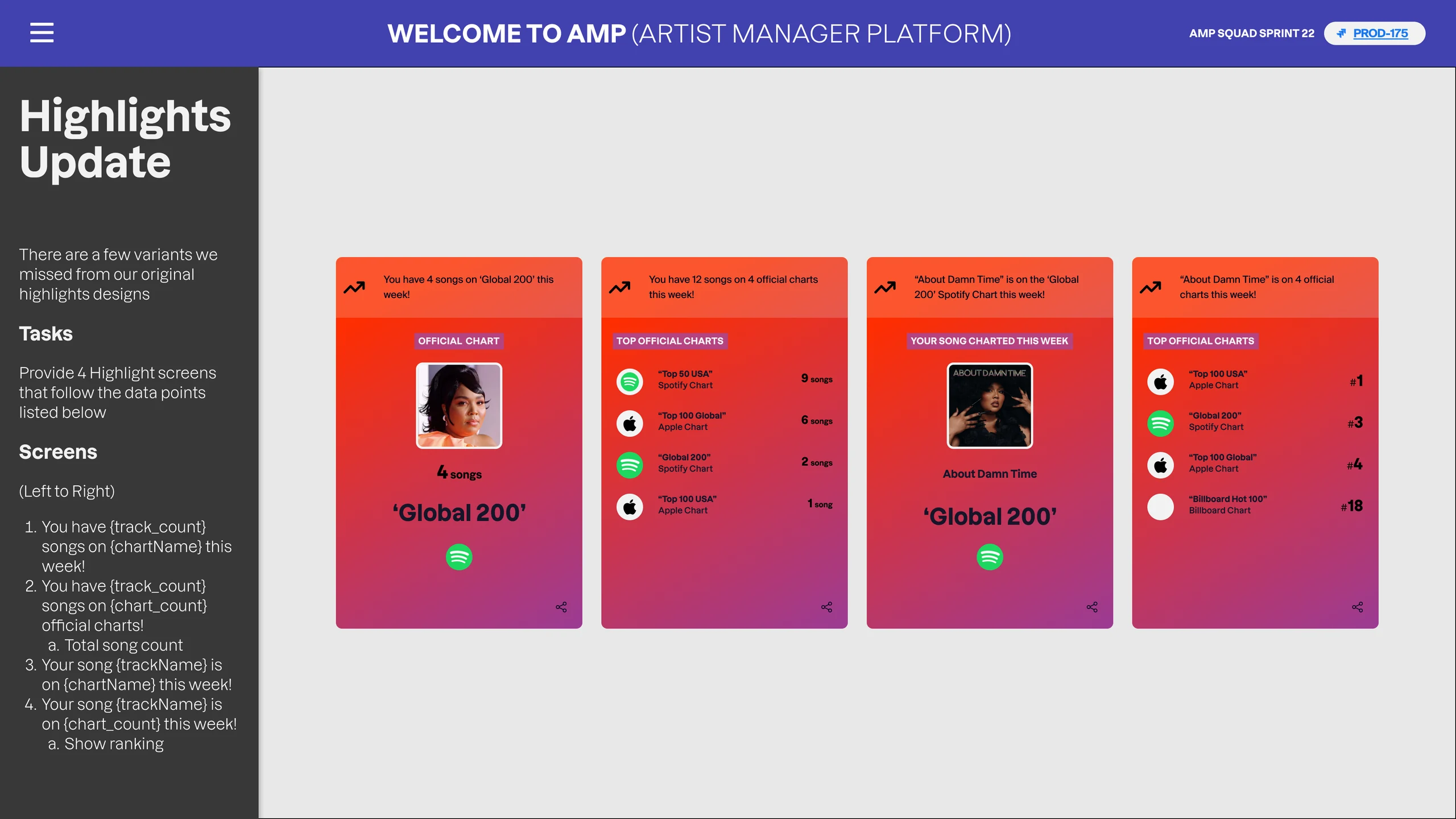 Highlights update deck